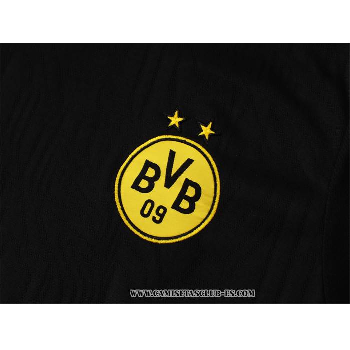 Chandal del Borussia Dortmund 24-25 Manga Corta Negro - Pantalon Corto